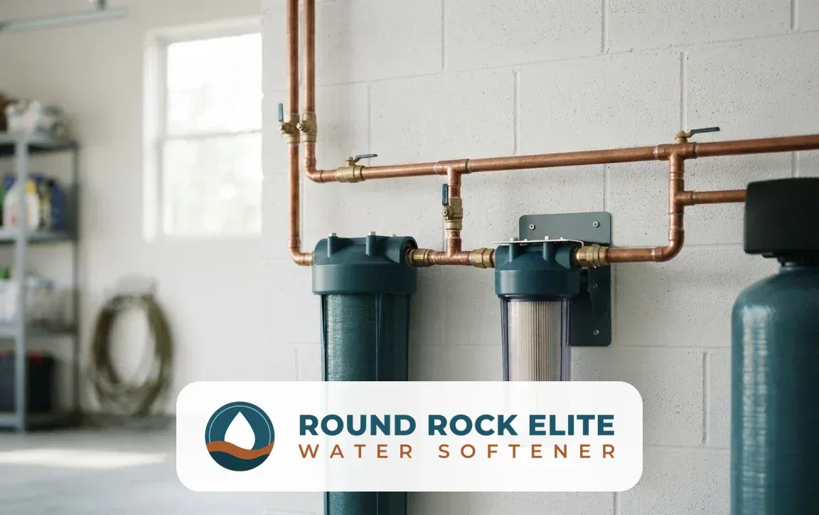 Water filtration systems Round Rock TX whole house filter installation