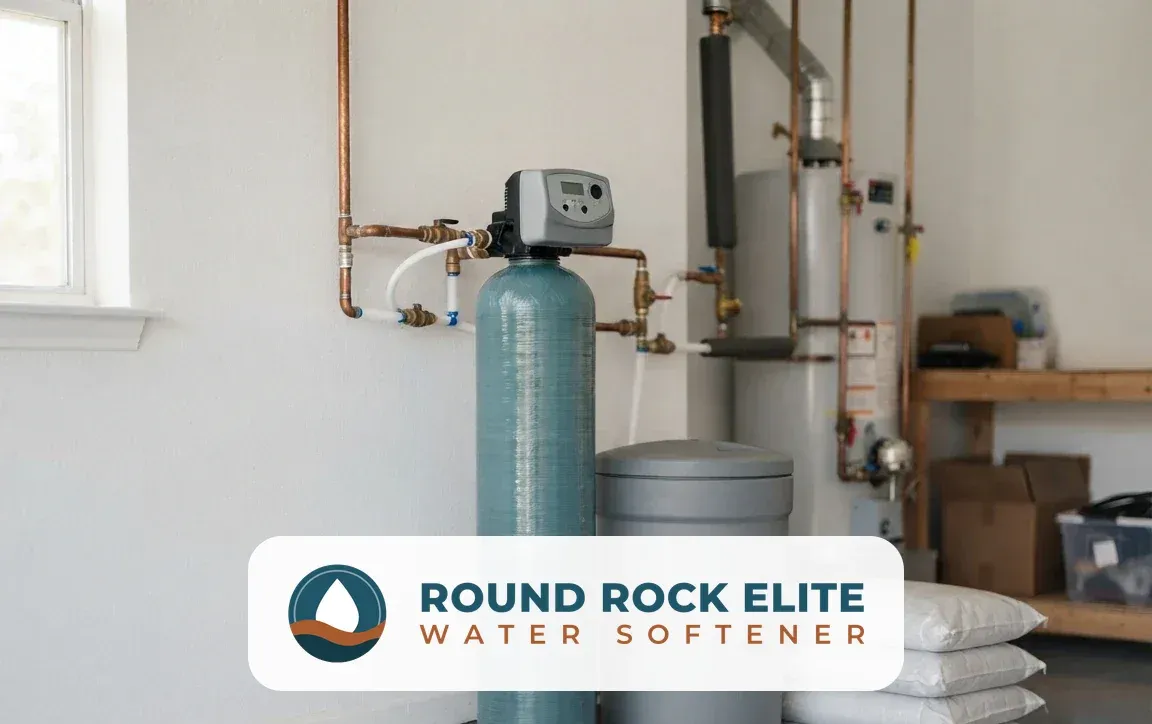 Water softener systems Round Rock TX salt-based and dual-tank units